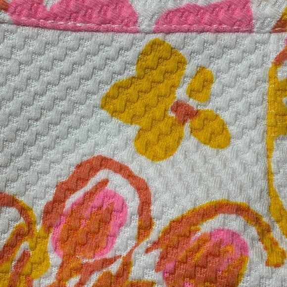 Lilly Pulitzer Floral High Rise Alycia Happiness Is Resort Shorts Pink Women 4 - Picture 7 of 8